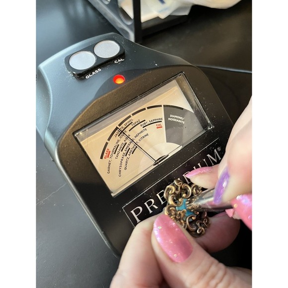 Slave Bracelet Copper/brass Chain very intricate metal design Two Stones   A1156 - Picture 9 of 11